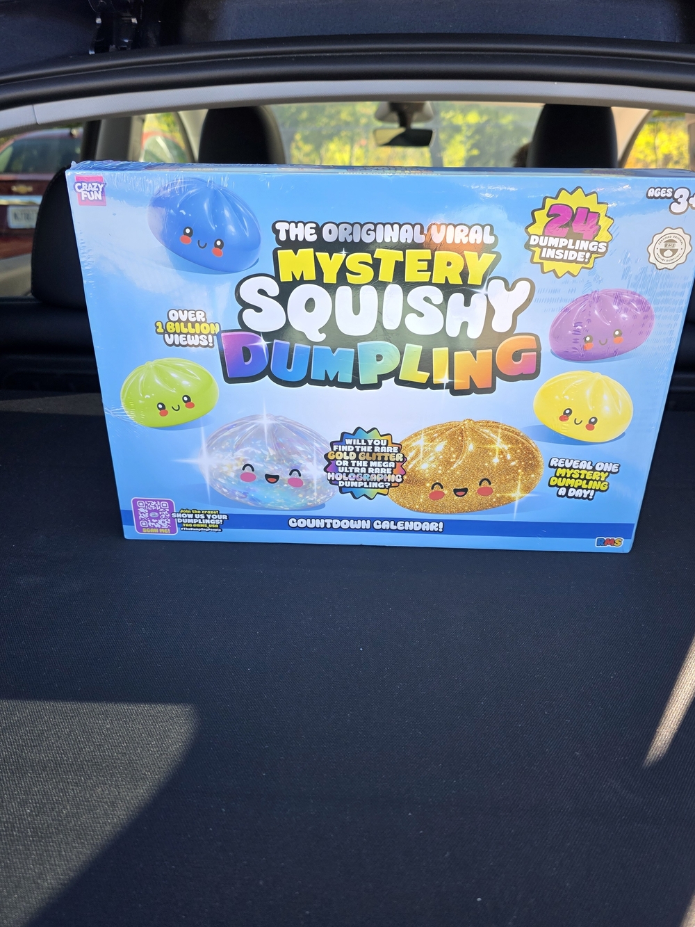 The Original Mystery Squishy Dumpling Countdown Advent Calendar Rare Htf!